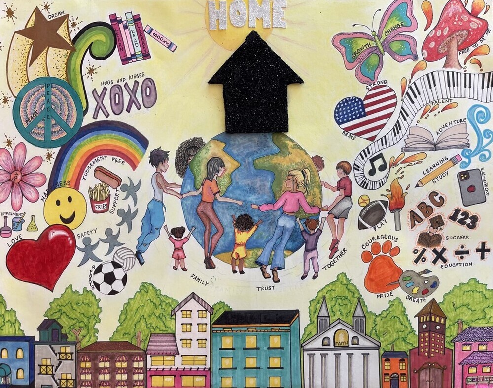 2024 What home means to me winner artwork. 