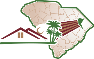 A map of South Carolina highlighting the location of Mullins, South Carolina